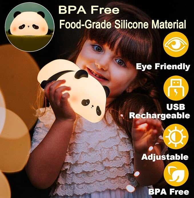 Cute Panda Night Light